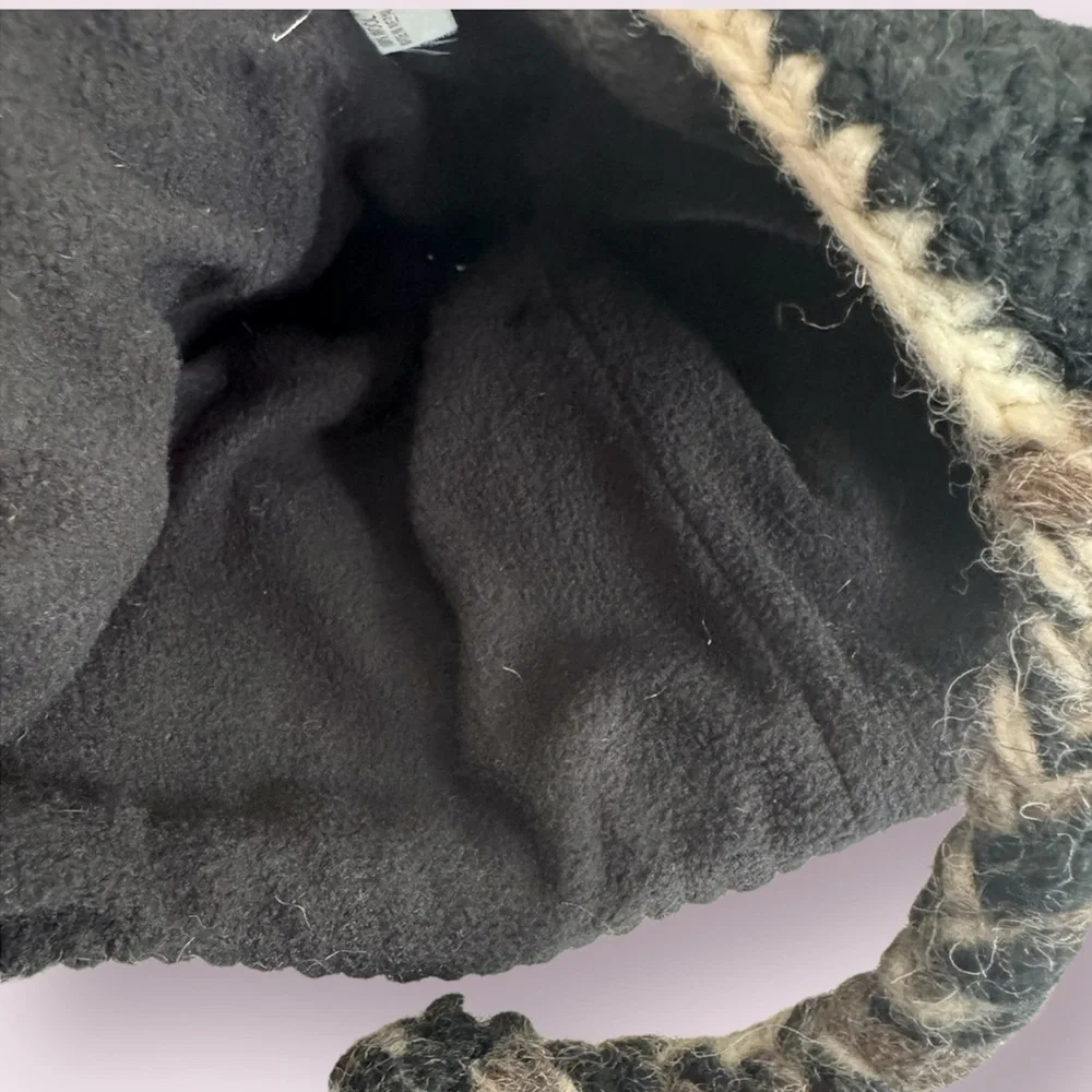 Sherpa Knits 100% Wool Fleece / Sherpa Lined Kids Winter Hat